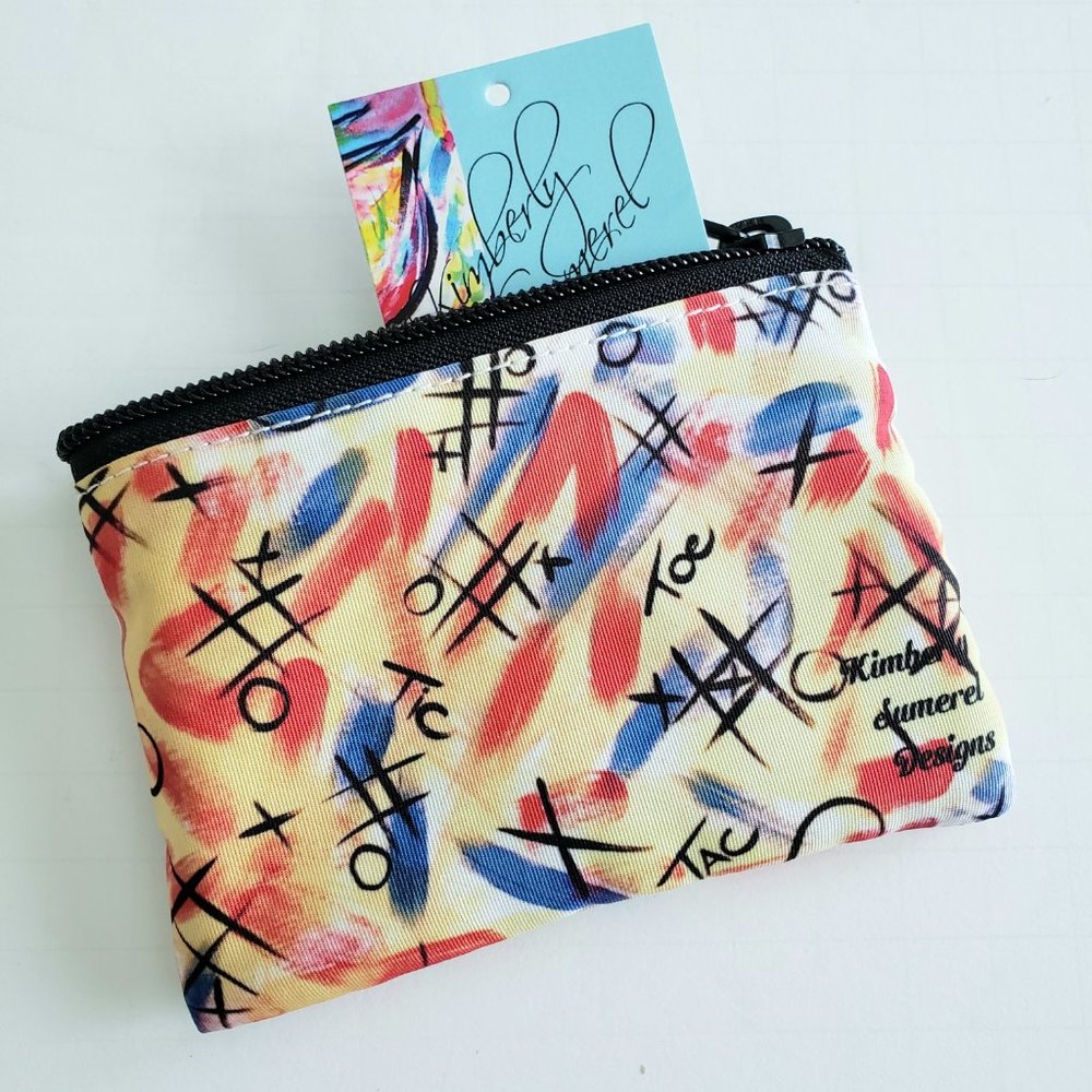 Beauty Lipstick Coin Zippered Bag